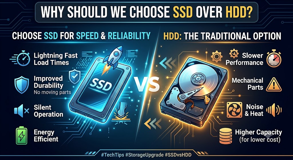 Why Should We Choose SSD Over HDD