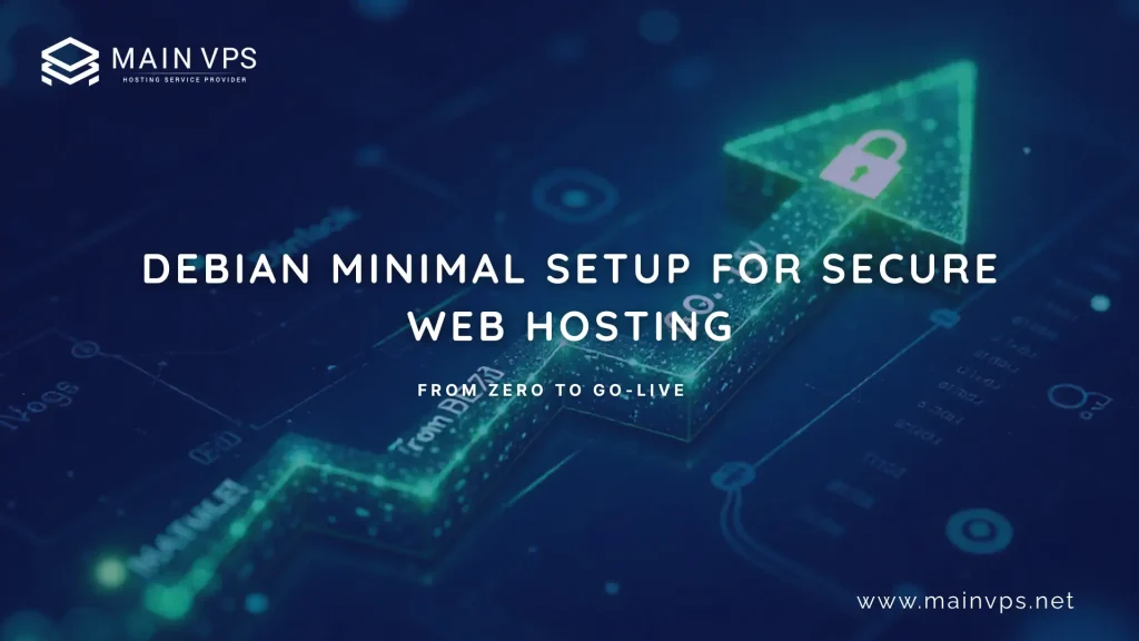 debian minimal setup web hosting