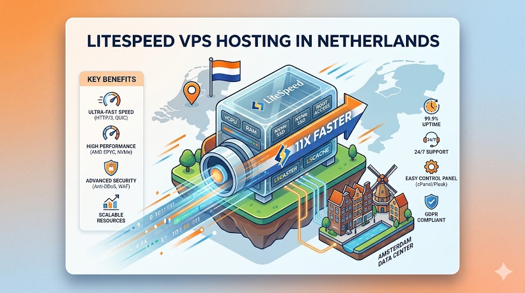 LiteSpeed VPS Hosting in Netherlands