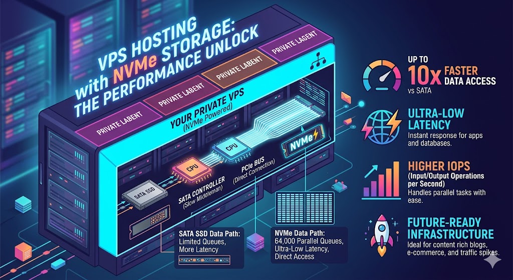 VPS Hosting with NVMe Storage