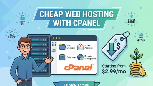 Cheap Web Hosting with cPanel