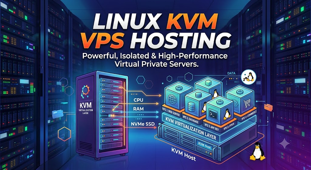 Linux KVM VPS Hosting