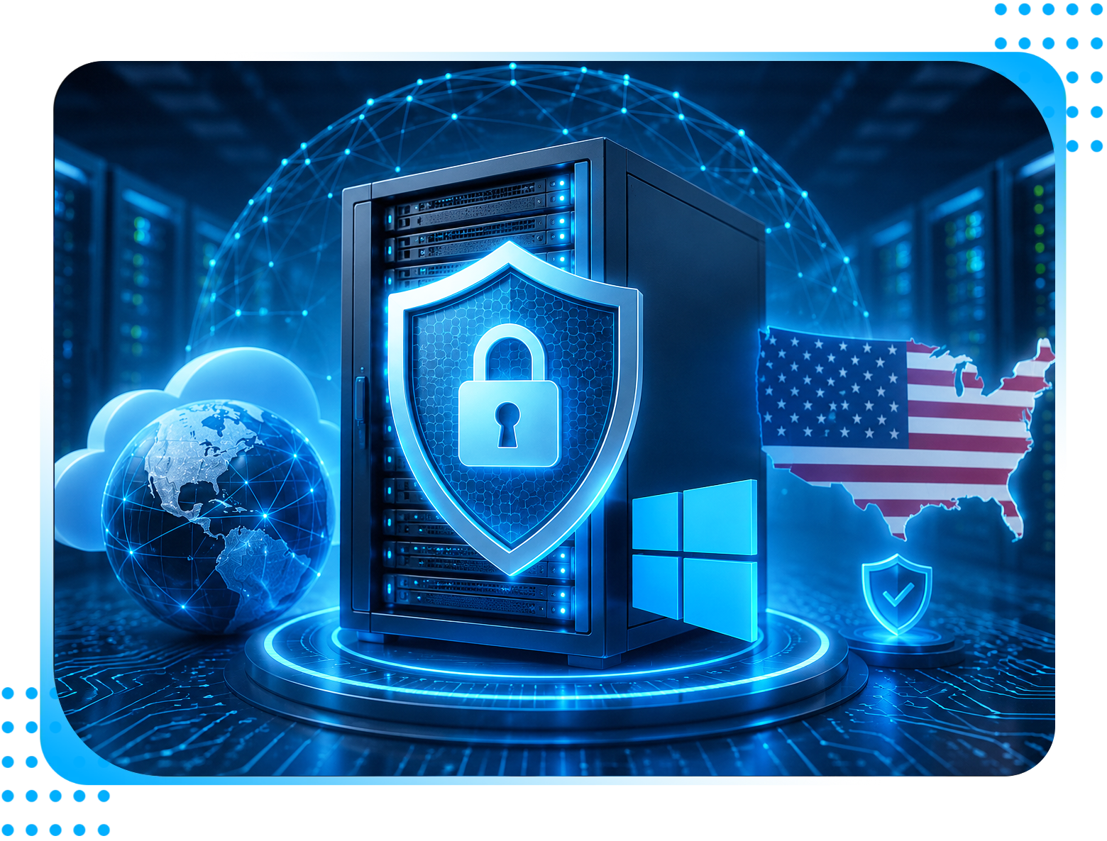 Secure Windows VPS Server USA solution
