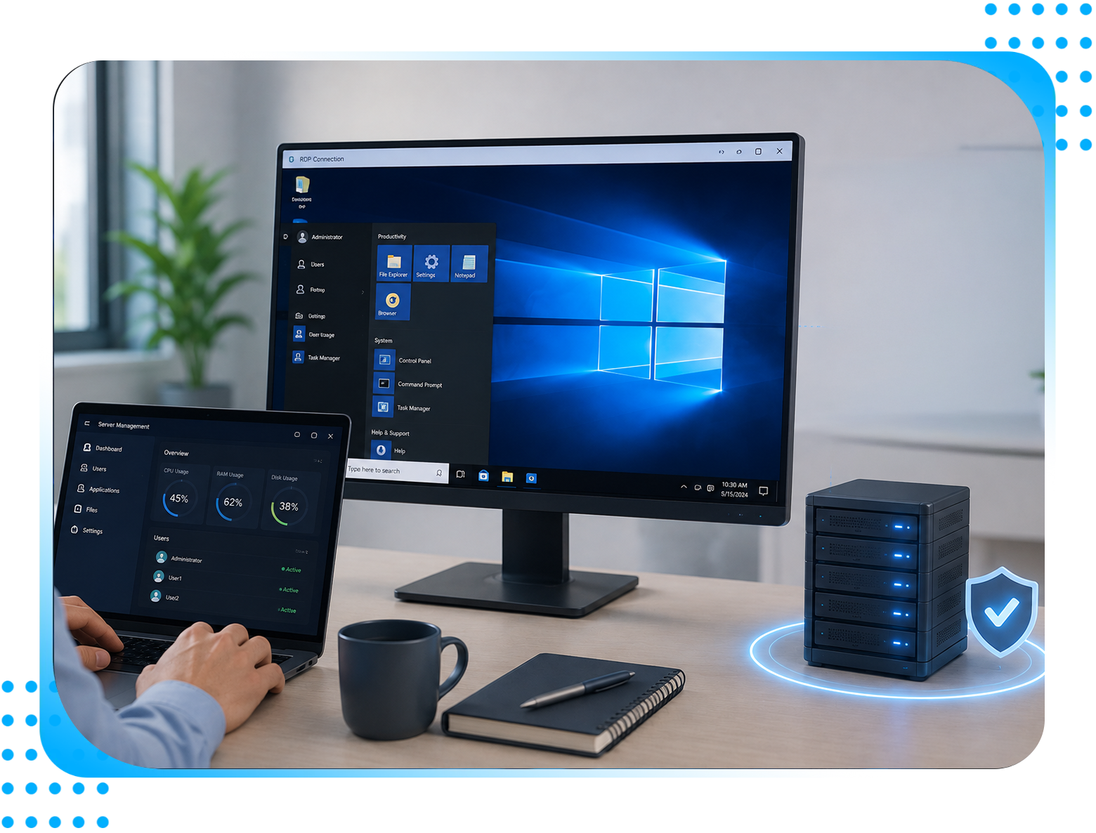 Easy Server Management For RDP Server
