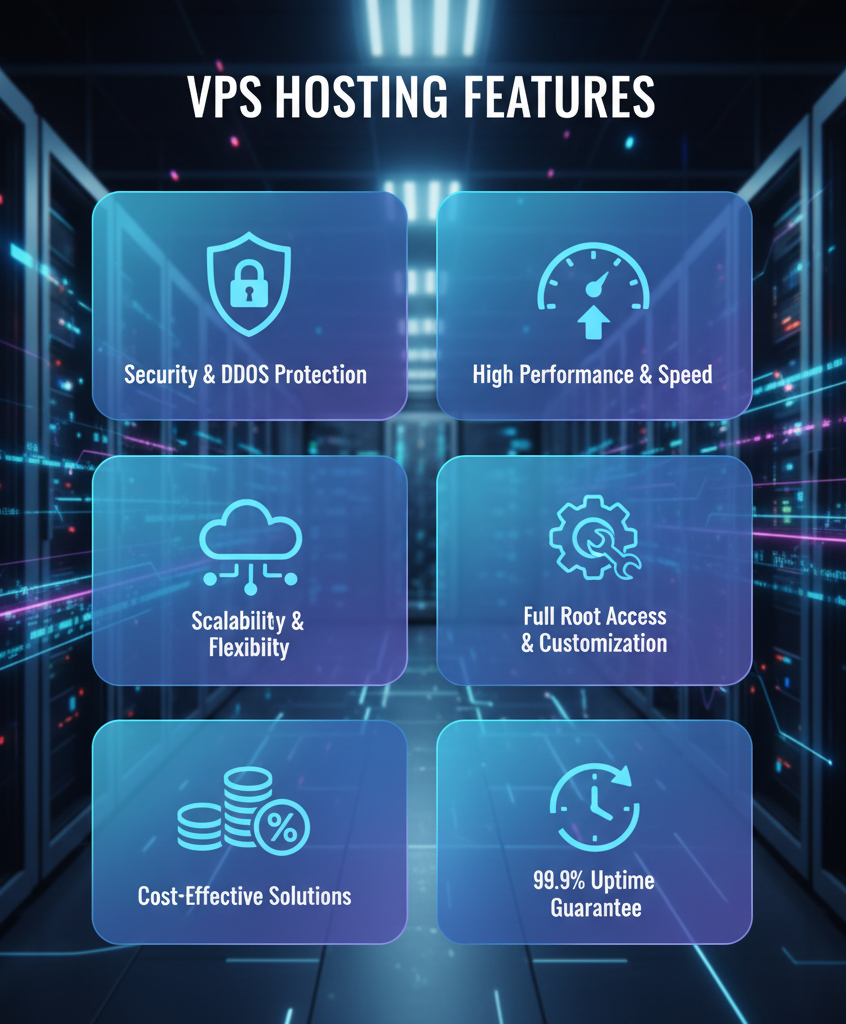 VPS hosting hyderabad features