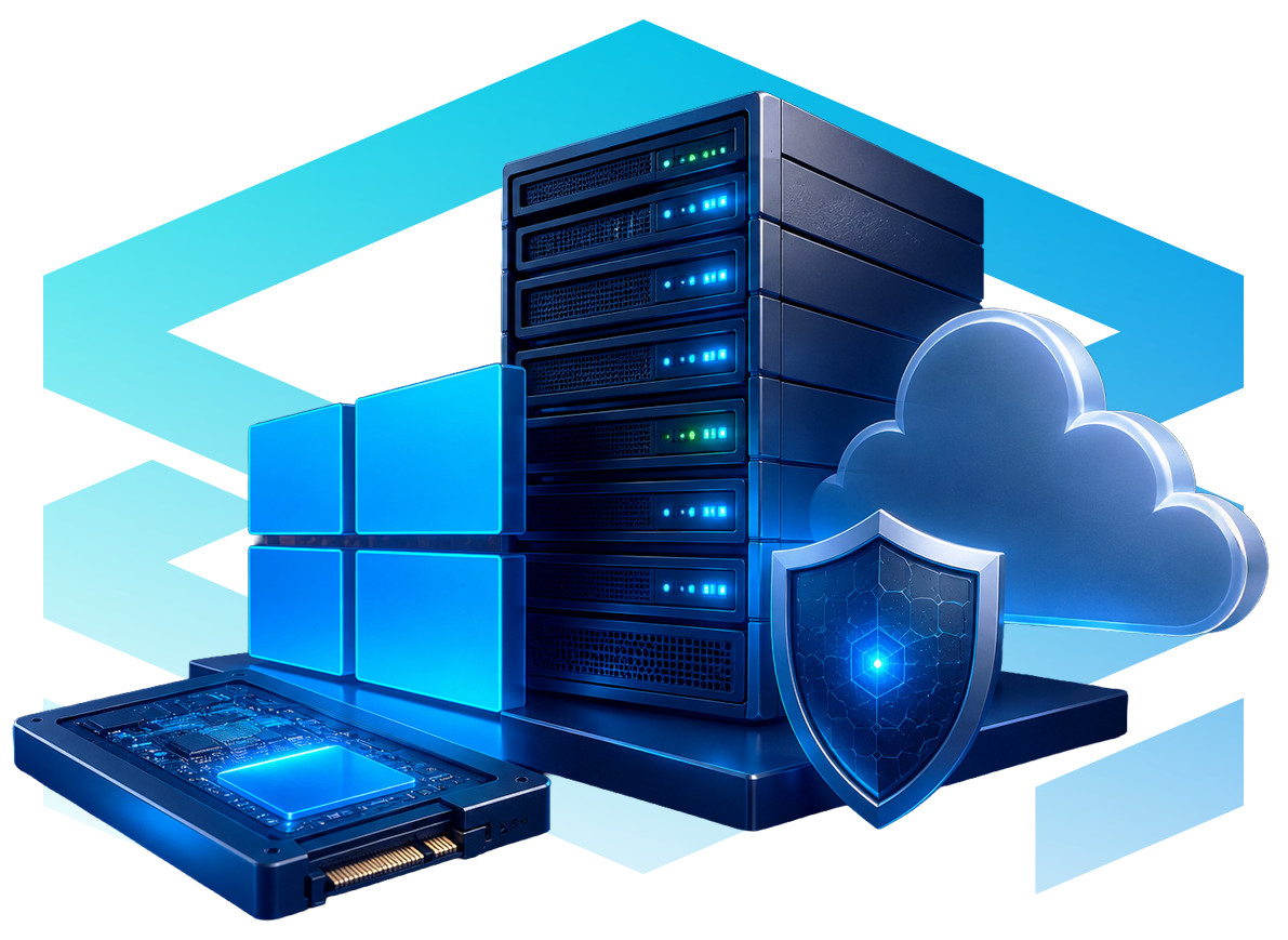 USA VPS Windows server with high-speed SSD storage